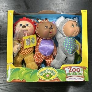 Cabbage Patch Kids Zoo Friends Collectible Cuties Dolls